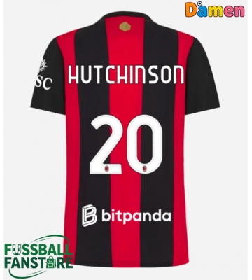 AC Milan Omari Hutchinson #20 Replik Heimtrikot Damen 2026-27 Kurzarm